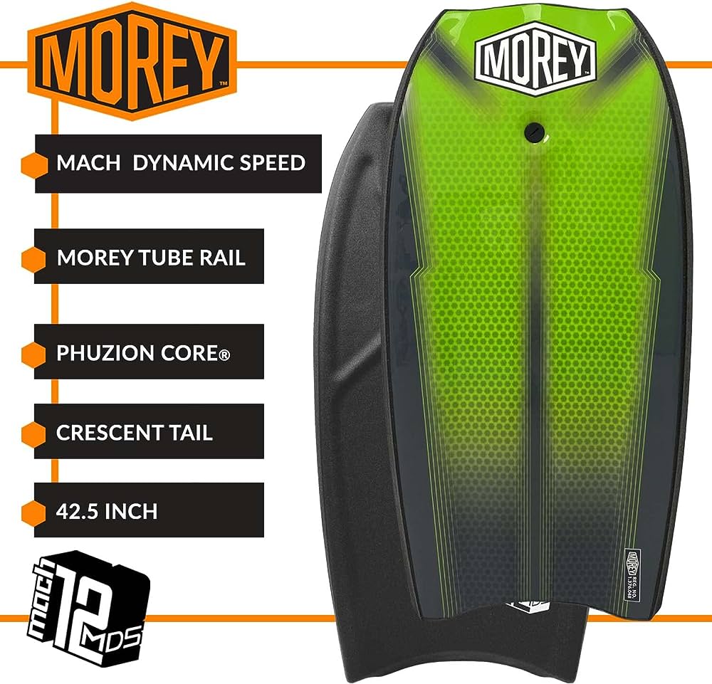 Vintage orders Morey Boogie Board Bodyboard Mach 9TR Tube Rail